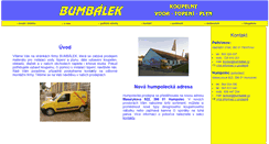 Desktop Screenshot of bumbalek.cz